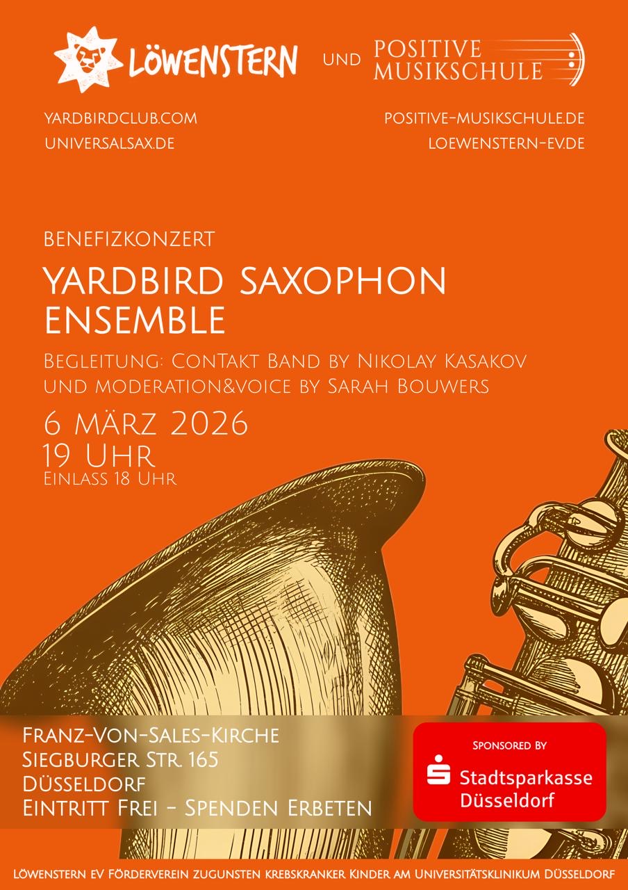 2026-03-06 Benefizkonzert: Yardbird Saxophon Ensemble